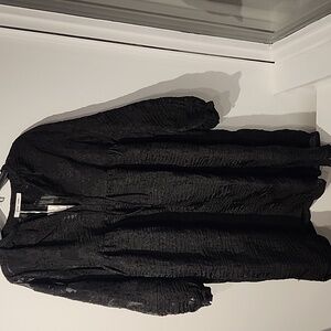 NWT Samsoe Mynthe Oversized Midi Dress with Black Lining. Size S/M.
